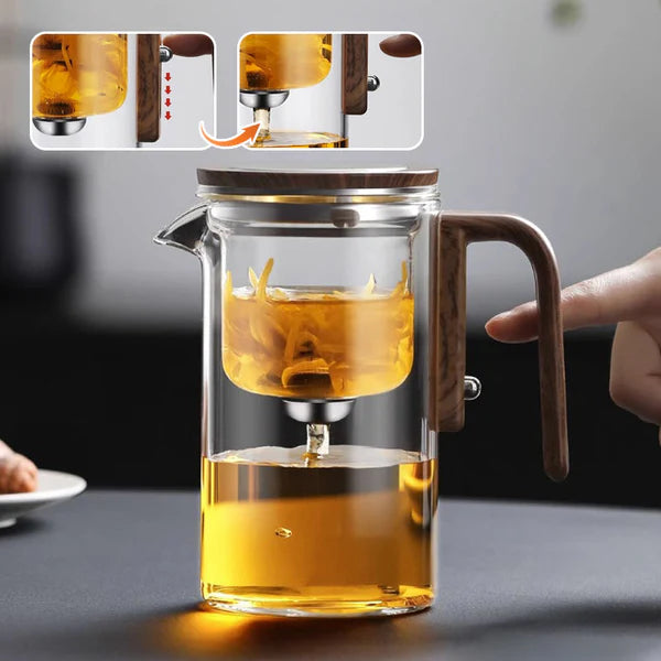 Intelligentes Teeservice aus Glas