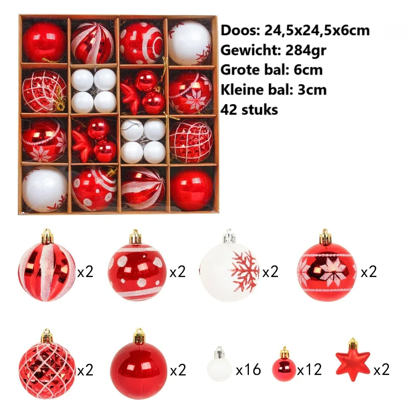 Merry Kerstballen Mix