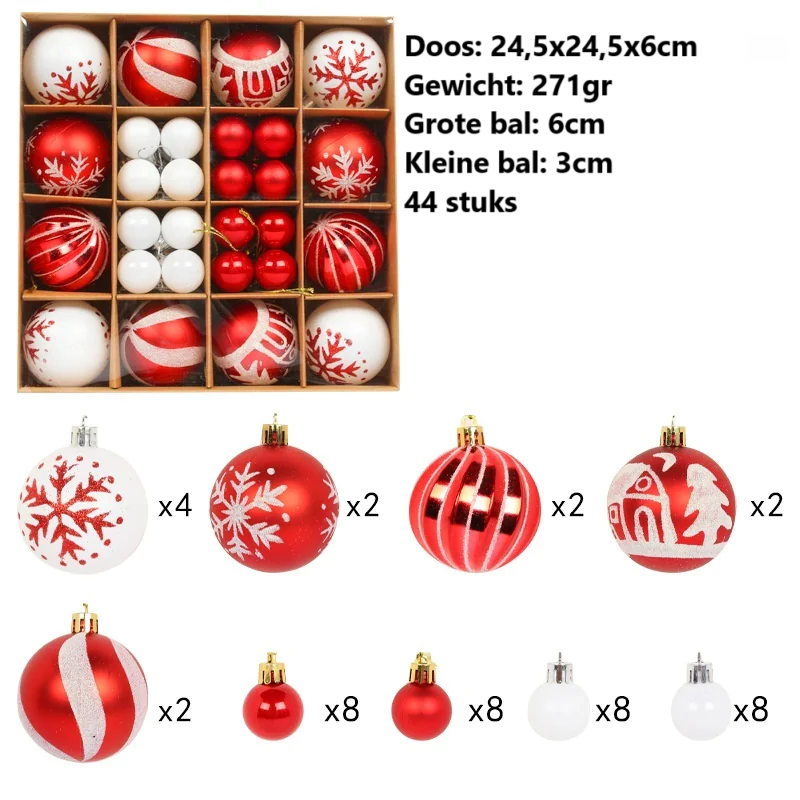 Merry Kerstballen Mix