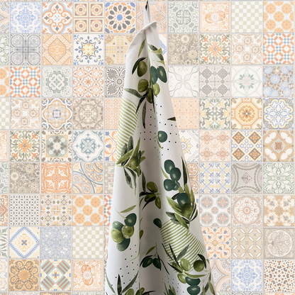 Geschirrtuch Olive
