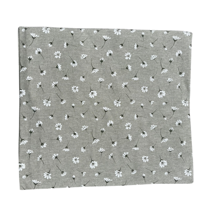 Italienische Tischdecke Margherita - Baumwolle - Design mit Gänseblümchen
