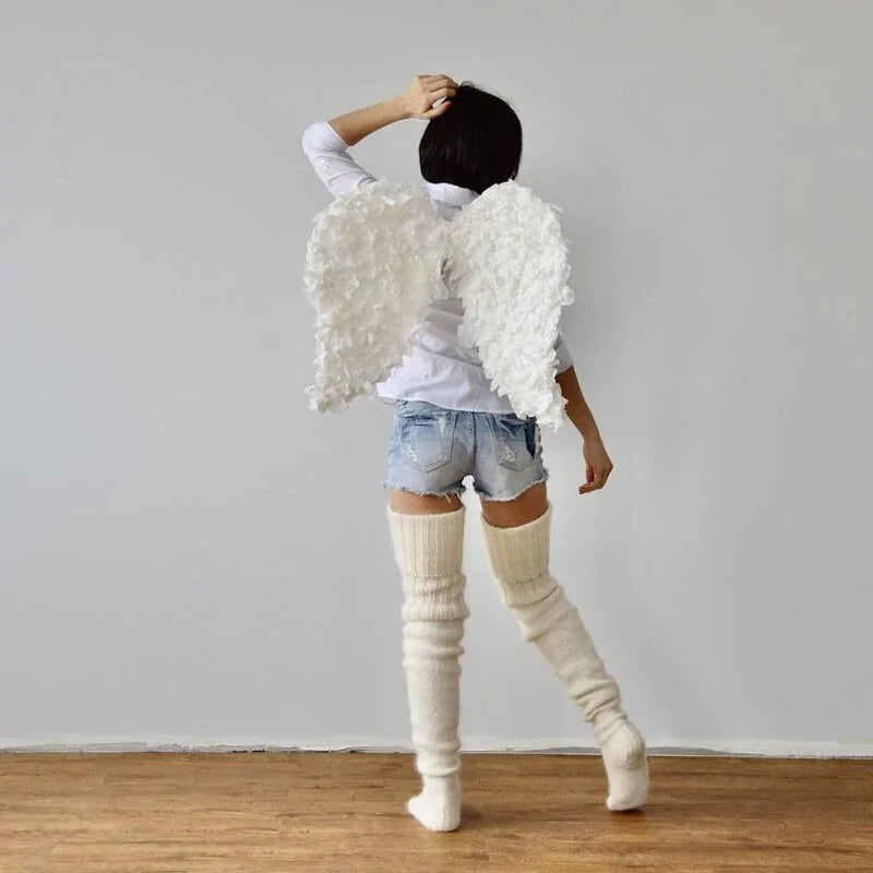 Nora's Cozy Winter Knee Socks