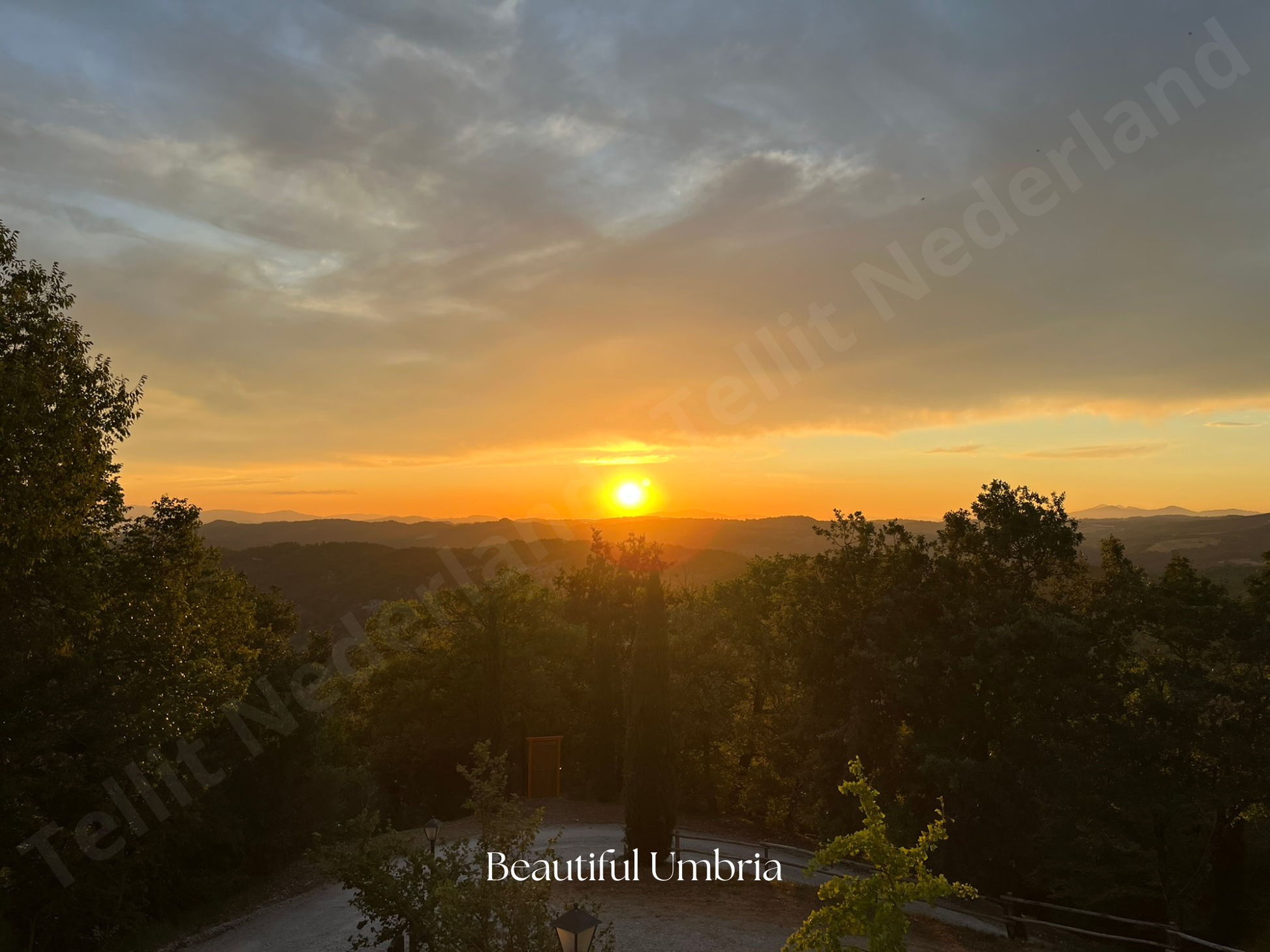 italiaans landschap Umbrie