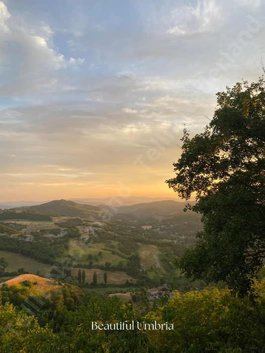 italiaans landschap Umbrie