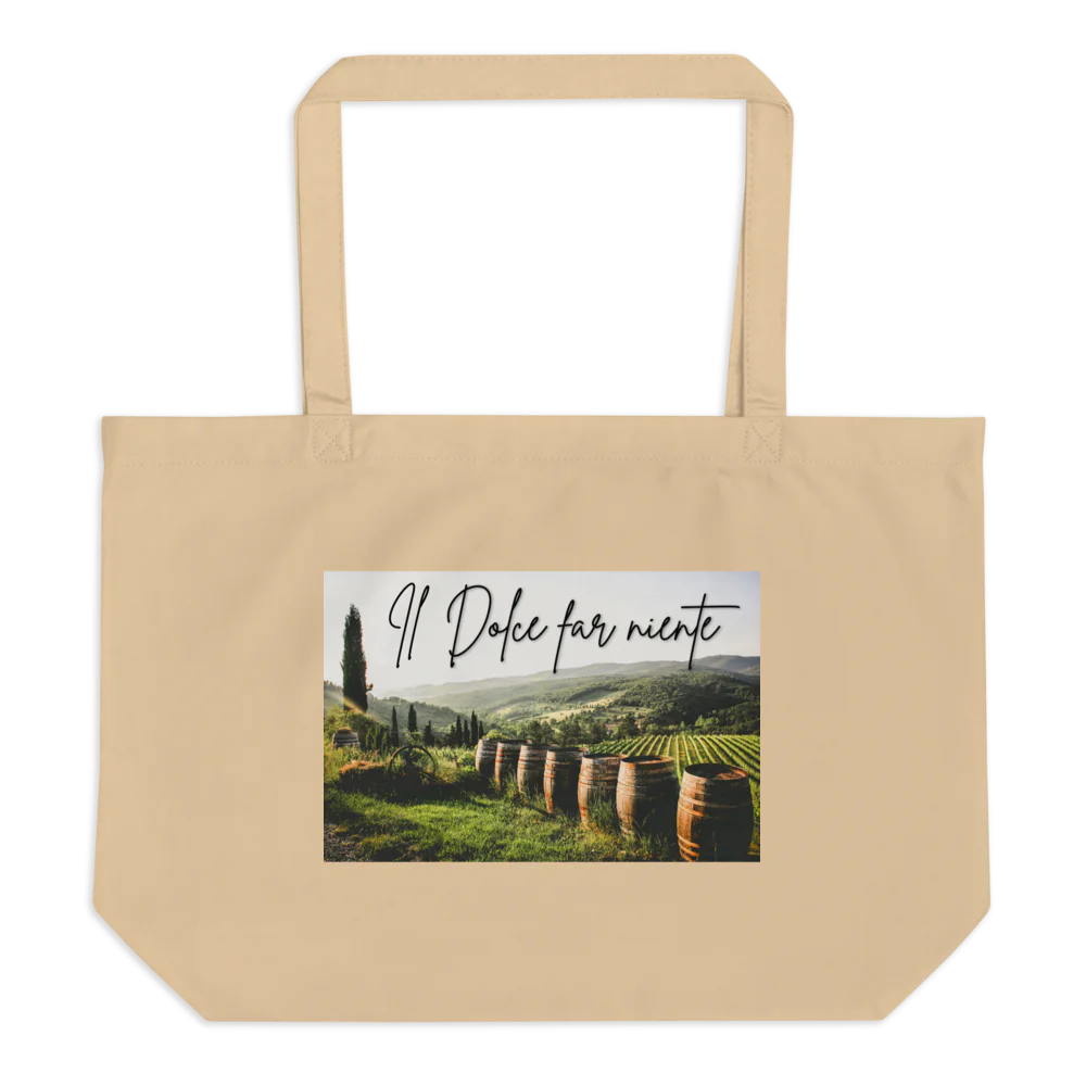 Biologisch katoenen shopper Il Dolce Far Niente 2