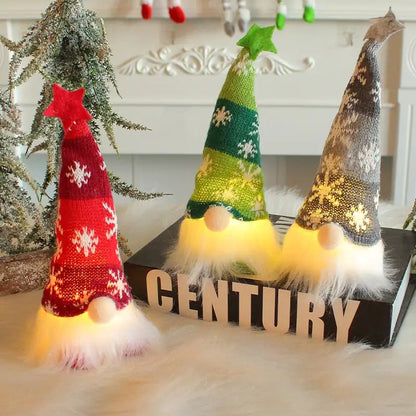 Glowing Gnome kerst poppetjes