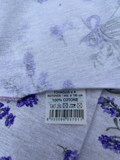 Tafelkleed - Lavanda rond