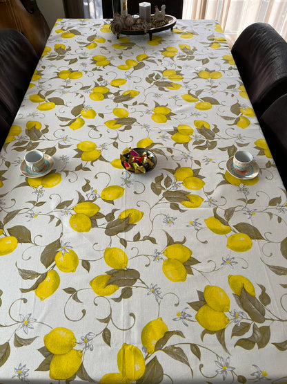 Nappe italienne Limoni 3 - coton - motif citrons