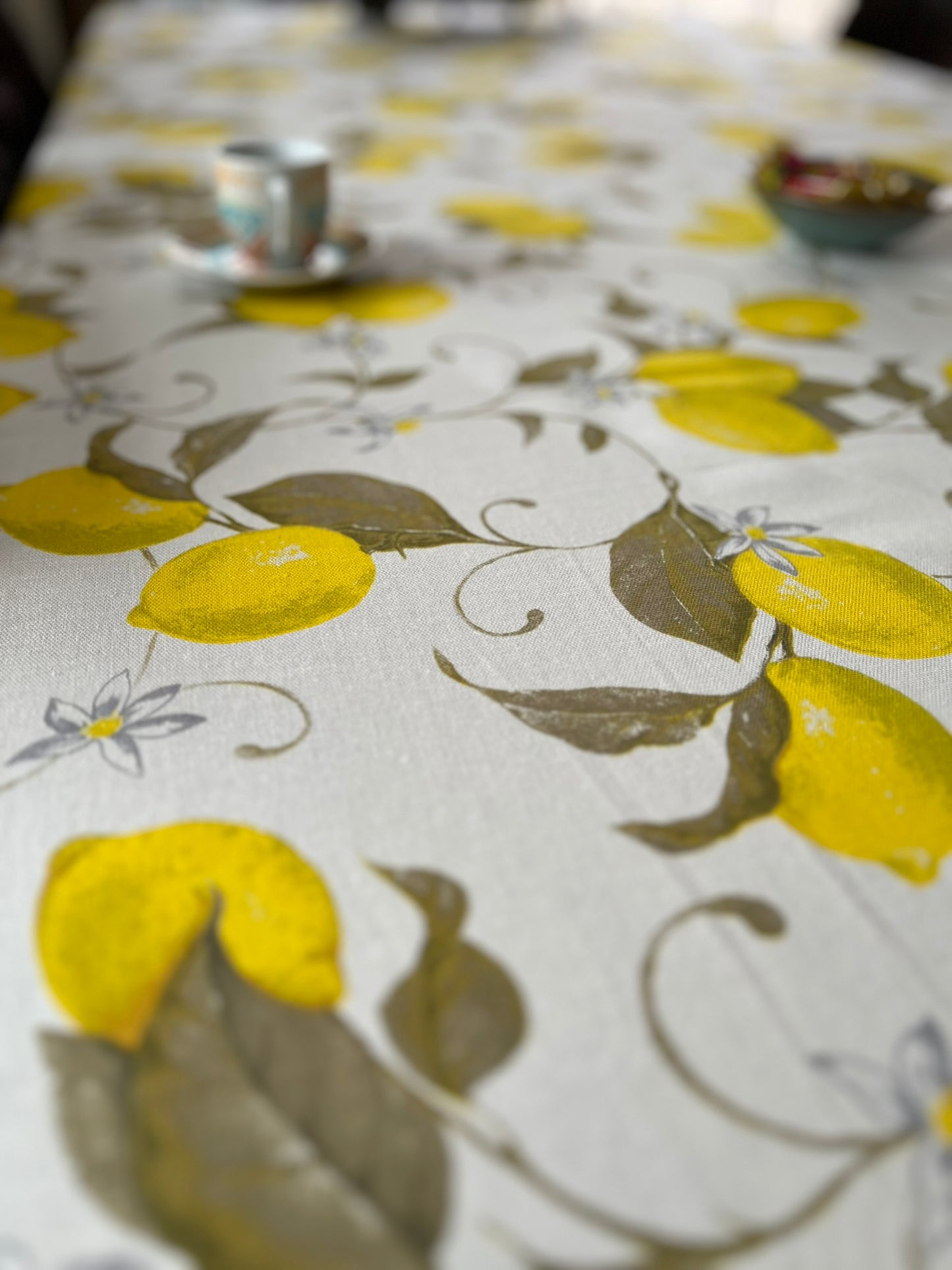 Nappe italienne Limoni 3 - coton - motif citrons
