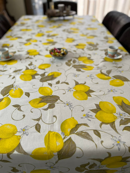 Nappe italienne Limoni 3 - coton - motif citrons