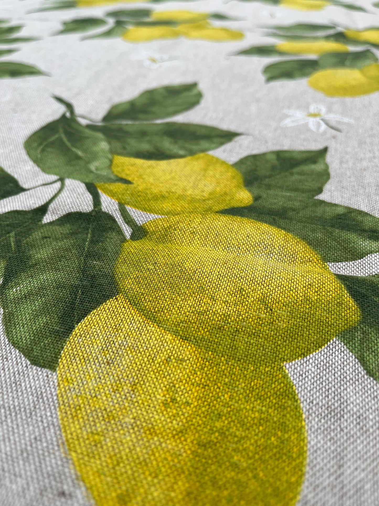 Nappe italienne Limoni 4 - coton - motif citrons
