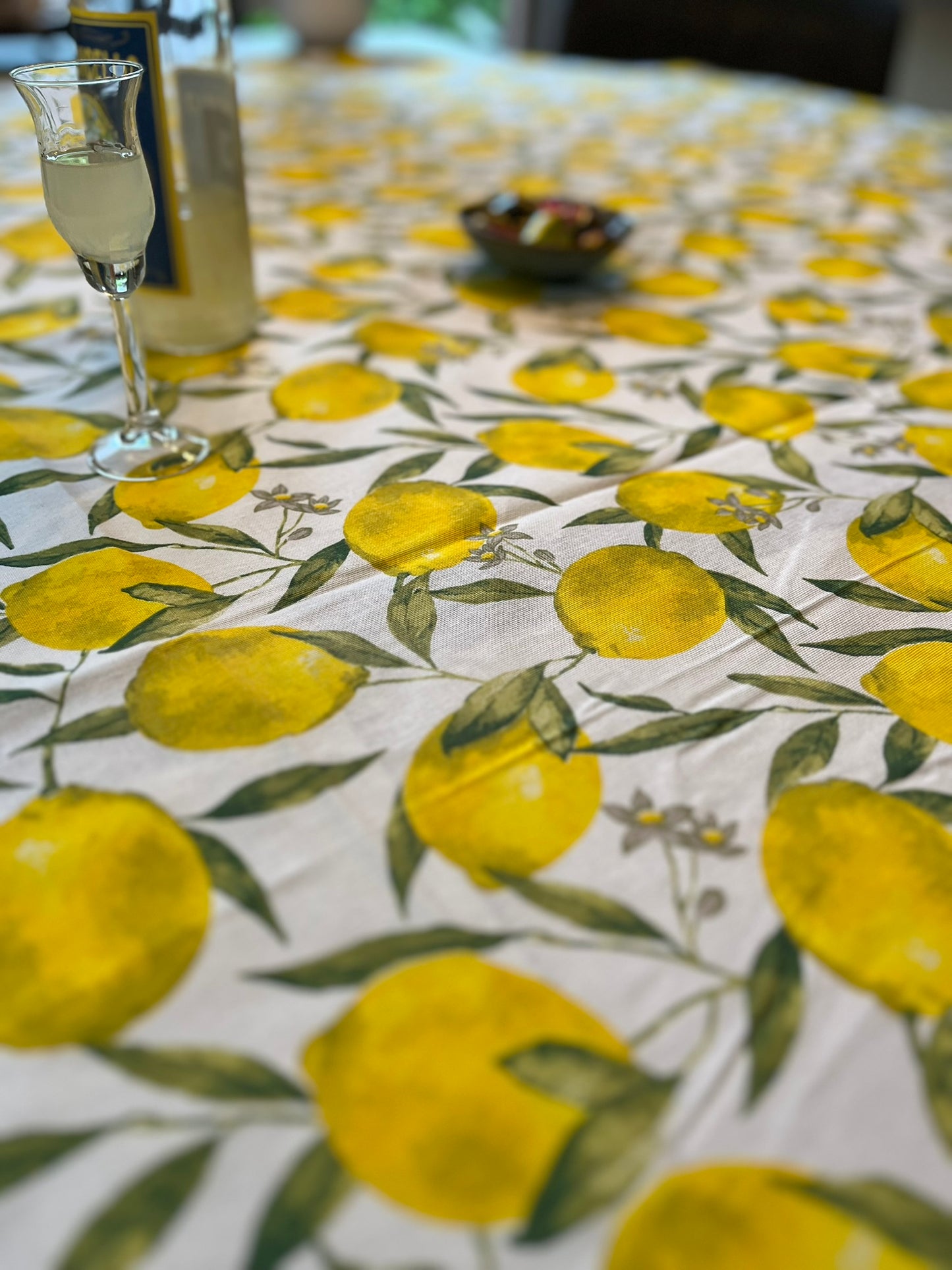 Tischdecke - Limoni Rotonda - Rund