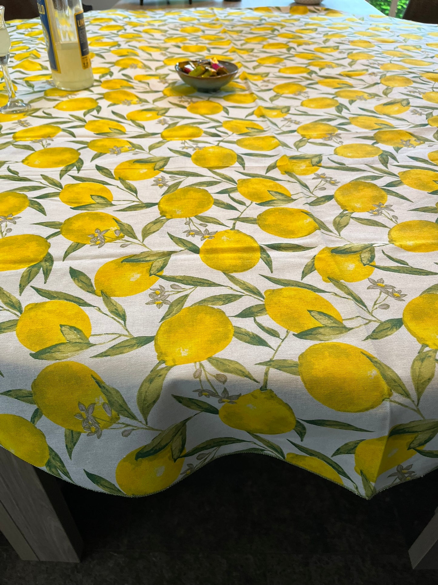 Tischdecke - Limoni Rotonda - Rund