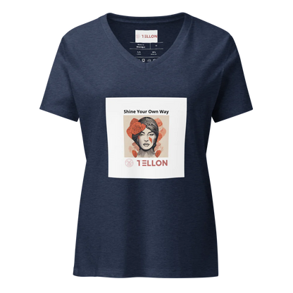 Tellon V-Neck T-Shirt | Shine Your Own Way