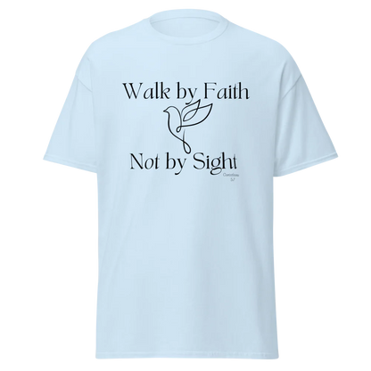 Tellon Unisex Classic Tee | Walk by Faith dove