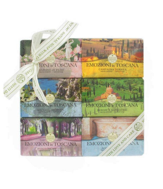 Coffret cadeau Nesti Dante Emozioni 6 savons 150 g - Livraison gratuite