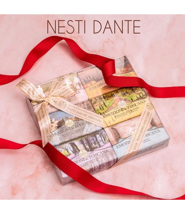 Coffret cadeau Nesti Dante Emozioni 6 savons 150 g - Livraison gratuite