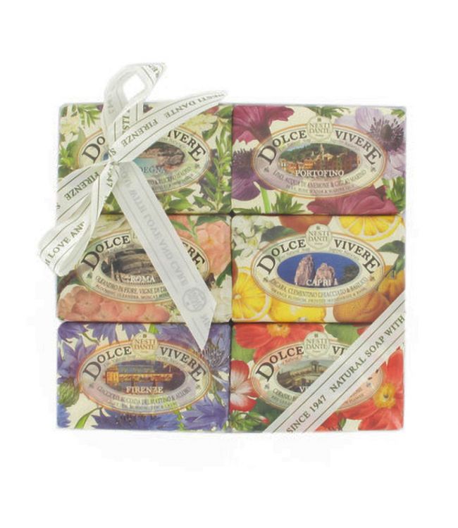 Nesti Dante Dolce Vivere gift set 6x150gr - Free shipping