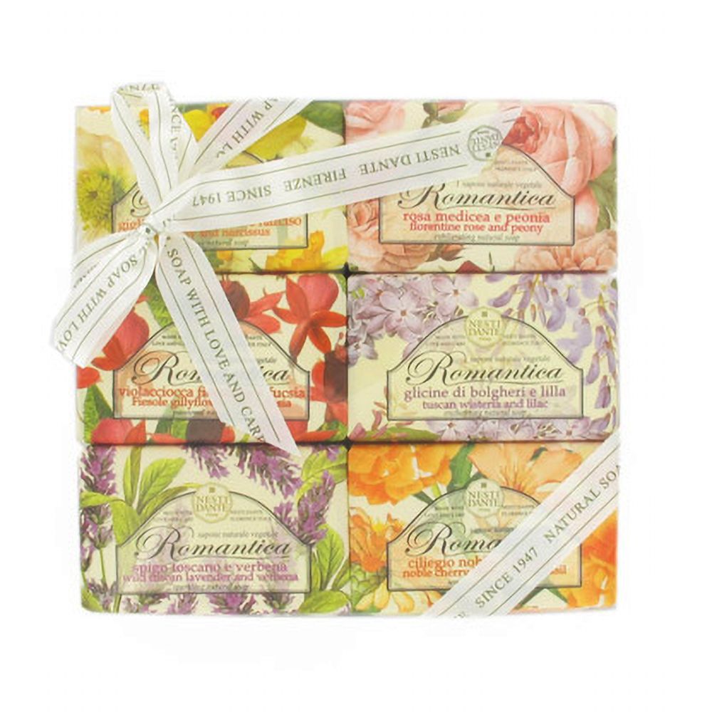 Nesti Dante Romantica Geschenkset Seife 6x150g