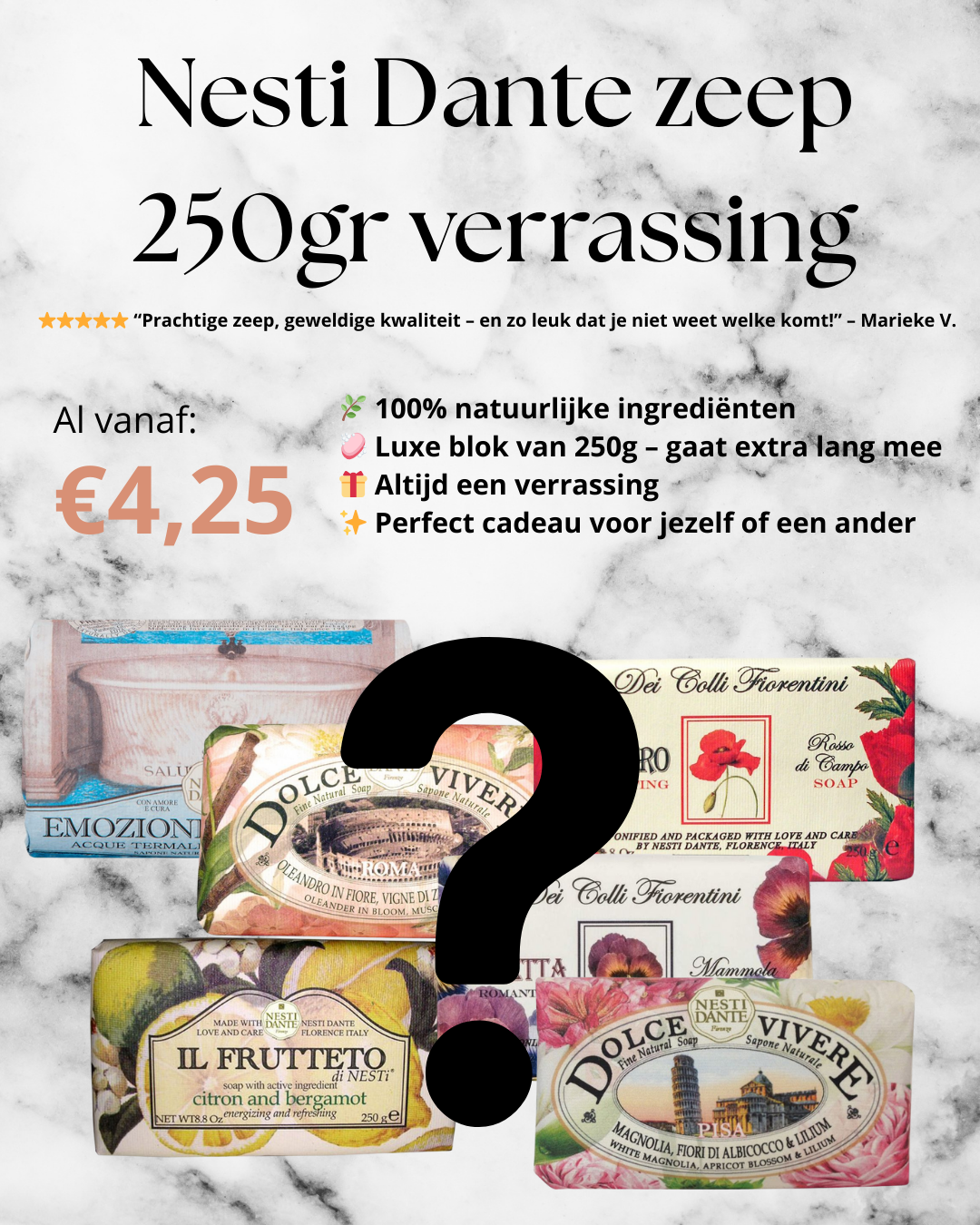 Nesti Dante Zeep 250gr verrassing!