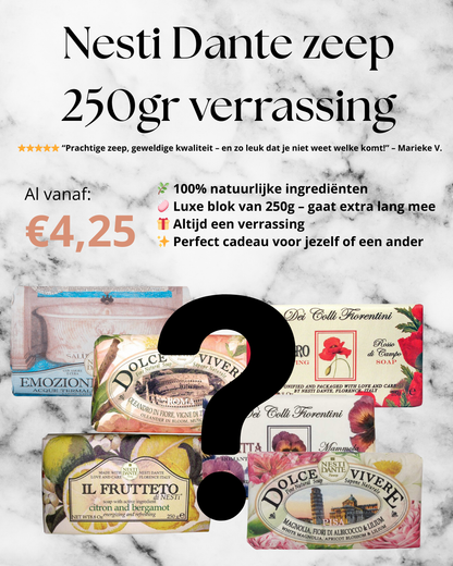 Nesti Dante Zeep 250gr verrassing!