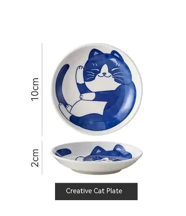 Keramisch katten schoteltje