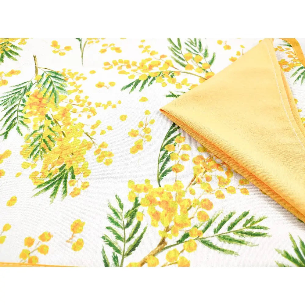 Set de table avec serviette Mimosa