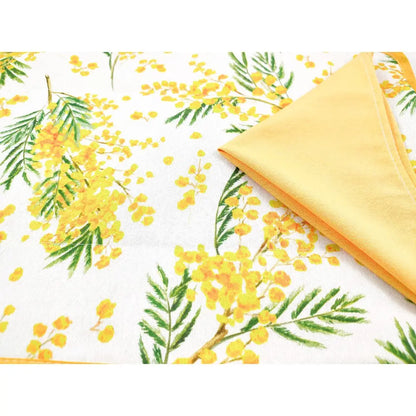 Set de table avec serviette Mimosa