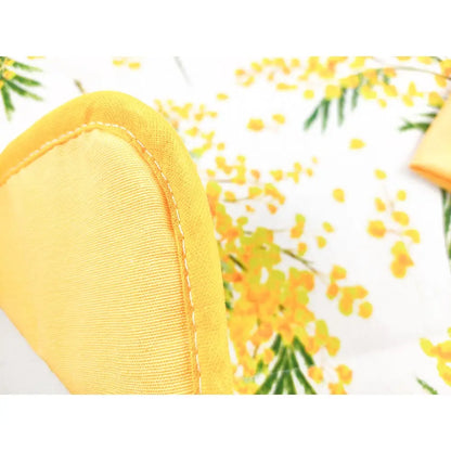 Set de table avec serviette Mimosa