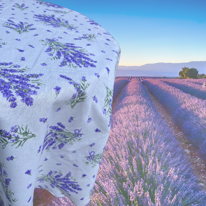 Nappe ronde lavande