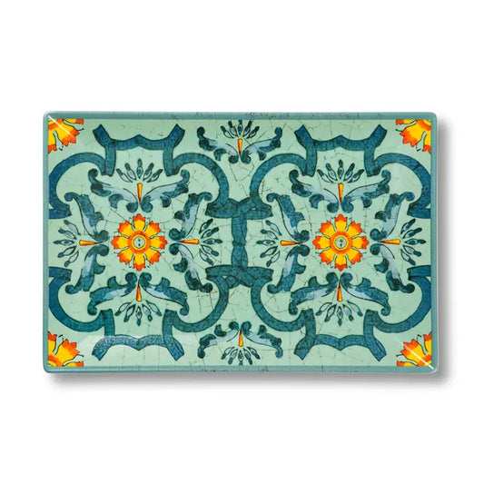 Piatto Trinacria Ceramica 30 x 20 cm - Serveerbord Keramiek