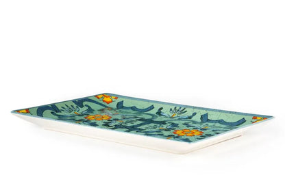 Piatto Trinacria Ceramica 30 x 20 cm - Serveerbord Keramiek