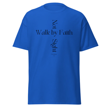 Tellon Unisex Classic Tee | Walk by Faith cross