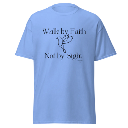 Tellon Unisex Classic Tee | Walk by Faith dove