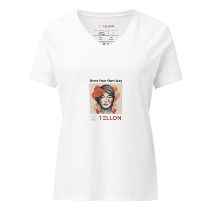 Tellon V-Neck T-Shirt | Shine Your Own Way