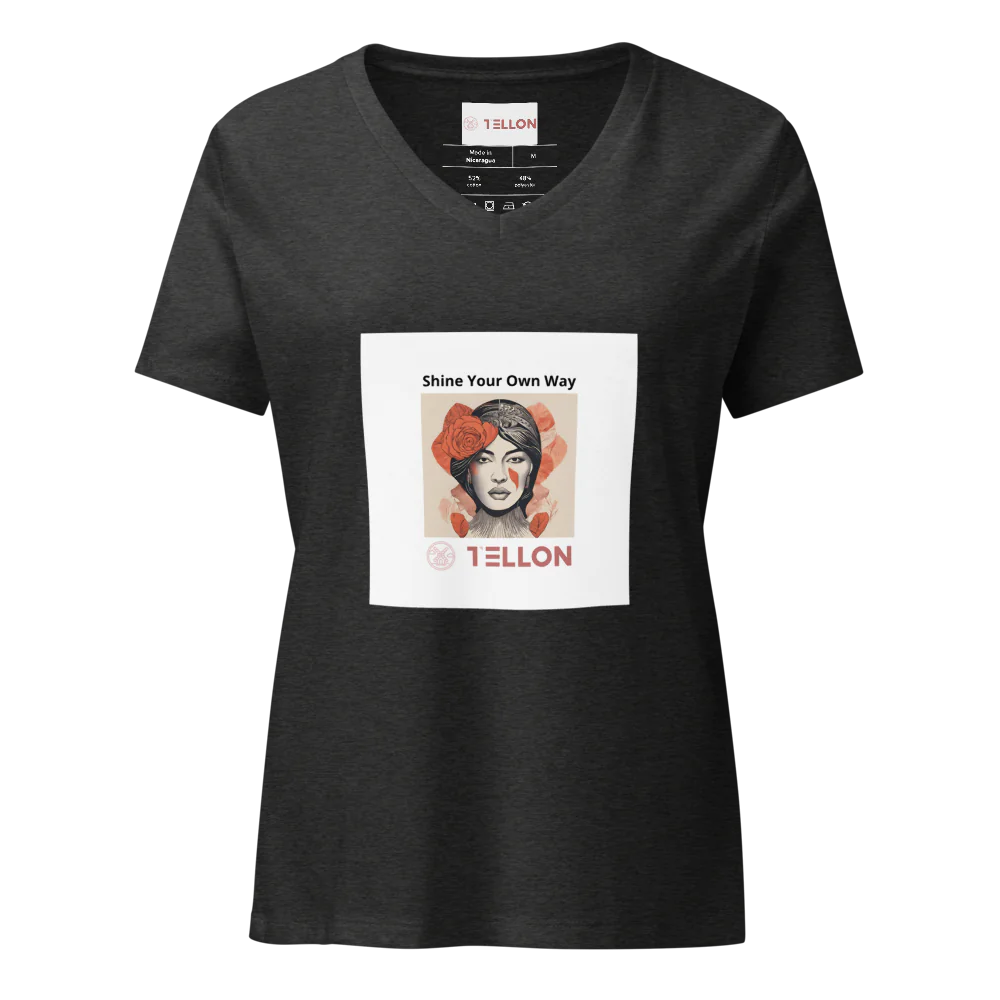 Tellon V-Neck T-Shirt | Shine Your Own Way