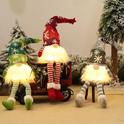 Glowing Gnome kerst poppetjes