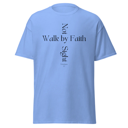 Tellon Unisex Classic Tee | Walk by Faith cross