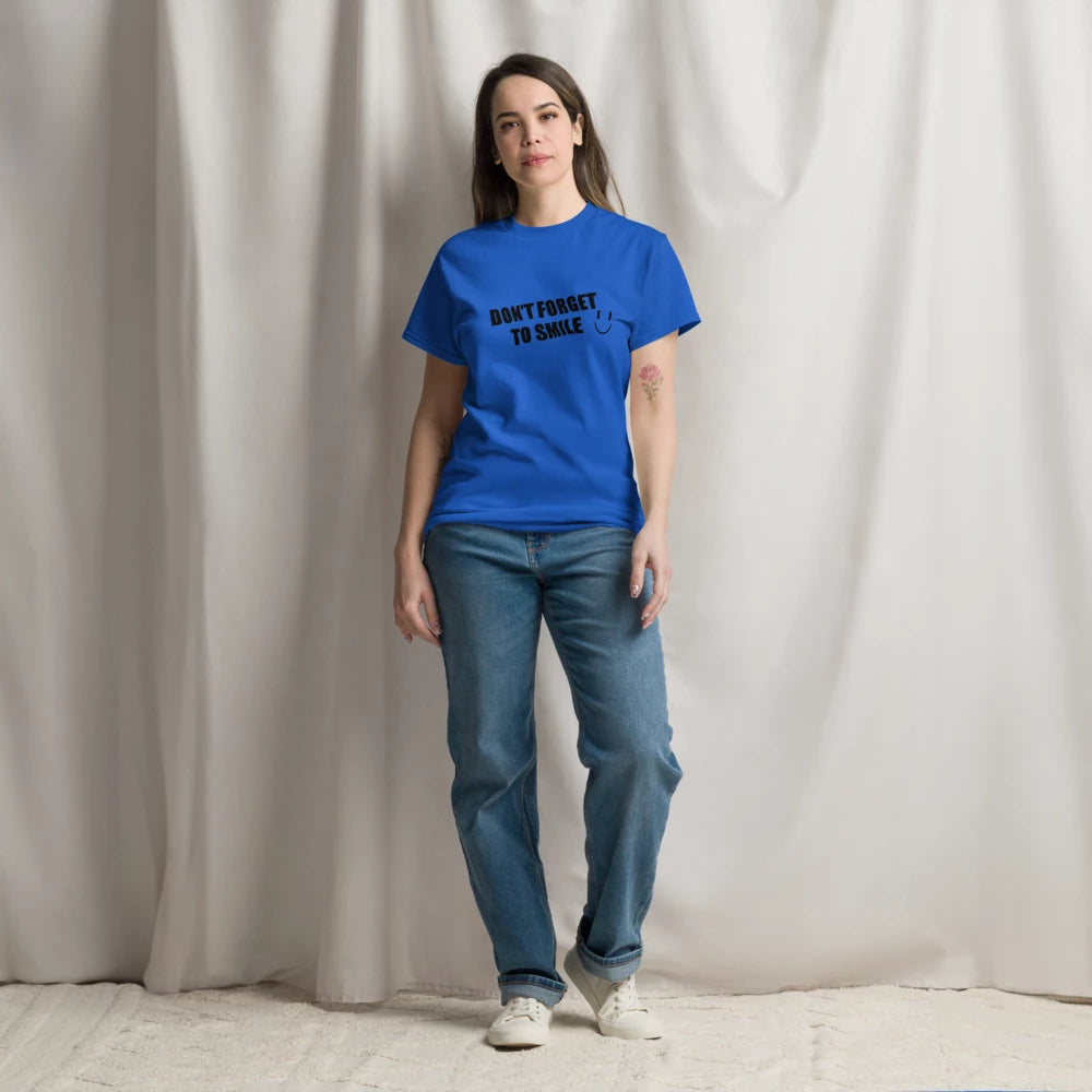 Tellon Unisex Classic Tee | Smile zwart