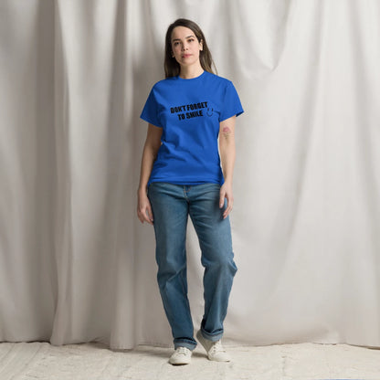 Tellon Unisex Classic Tee | Smile zwart