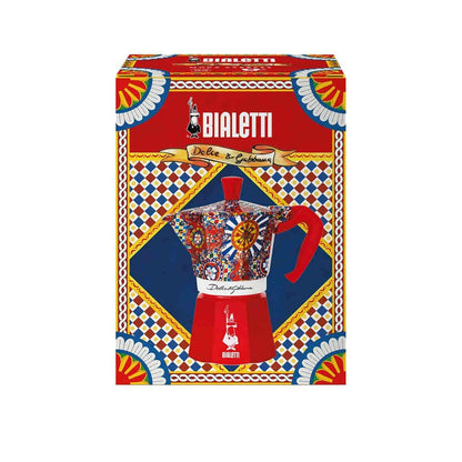Italiaanse Koffiepot Bialetti MOKA D&G Rood Aluminium 6 Kopjes