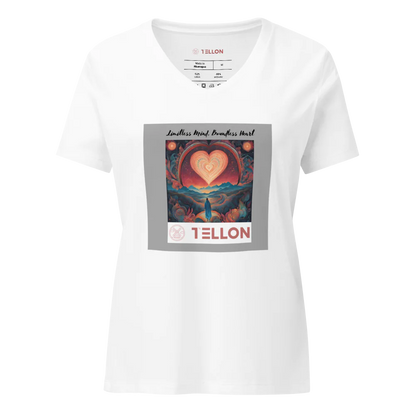 Tellon V-Neck T-Shirt | Limitless Mind, Boundless Heart