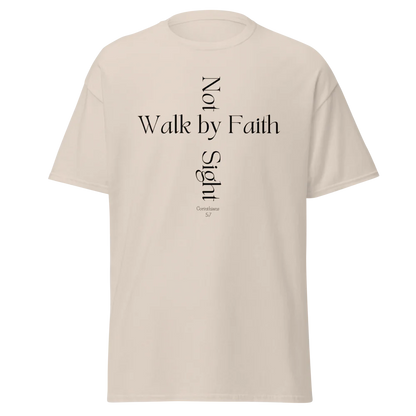 Tellon Unisex Classic Tee | Walk by Faith cross