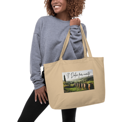 Biologisch katoenen shopper Il Dolce Far Niente 2