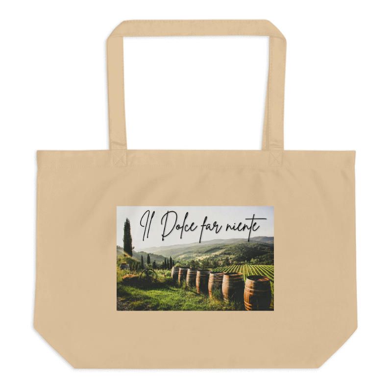 Biologisch katoenen shopper Il Dolce Far Niente 2