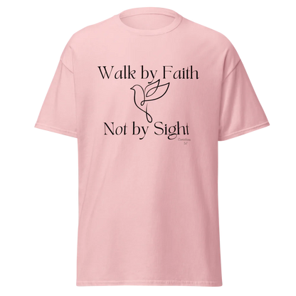Tellon Unisex Classic Tee | Walk by Faith dove