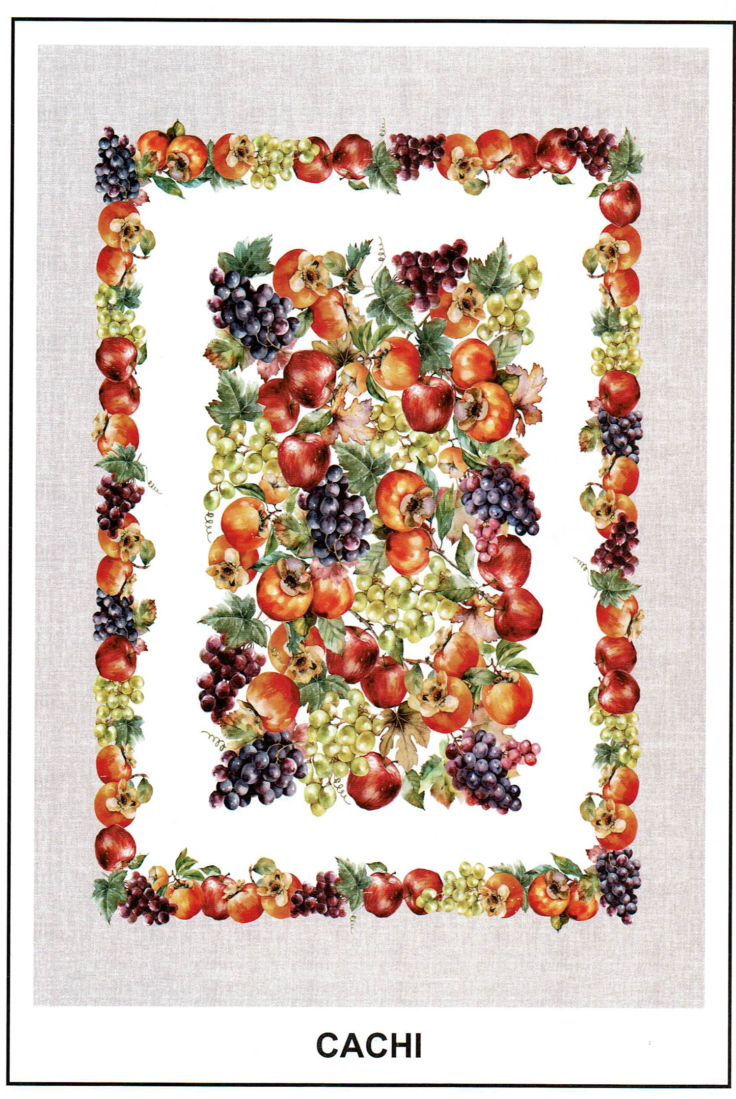 Italiaans tafelkleed Cachi - katoen - design met fruit
