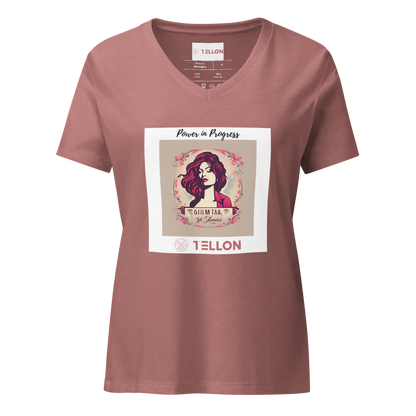 Tellon V-Neck T-Shirt | Power in Progress