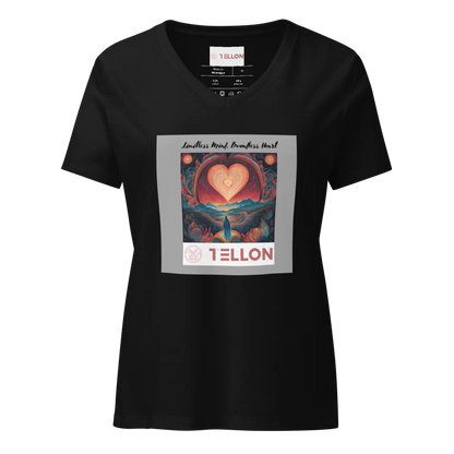 Tellon V-Neck T-Shirt | Limitless Mind, Boundless Heart